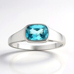 Anello in argento con Zircone Ratanakiri
