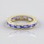 Anello in oro con Tanzanite AAA (de Melo Gold)