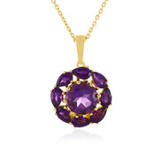 Amethyst Silver Necklace