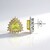 Orecchini in argento con Quarzo Ouro Verde (Dallas Prince Designs)
