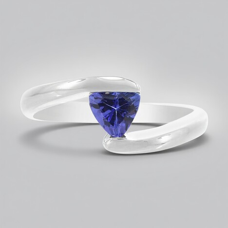 Anello in oro con Tanzanite AAA (CIRARI)
