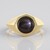 Anello in argento con Zaffiro Stellato Nero