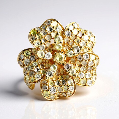 Anello in oro con Diamante Fancy SI2 (CIRARI)