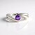 Anello in argento con Ametista del Marocco