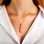 Collana in argento con Calcedonio Rosa (Gems en Vogue)
