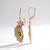 Orecchini in argento con Diopside Russo (MONOSONO COLLECTION)