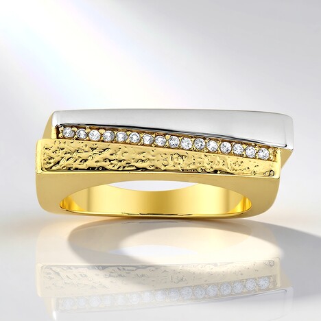 Bague en argent et Saphir blanc