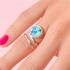 Azurite Silver Ring (MONOSONO COLLECTION)