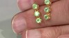 Pendientes en plata con Esmeralda de Colombia (de Melo Essence)