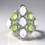 Anello in argento con Peridoto Arizona