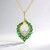 Collana in argento con Smeraldo Zambia (Gems en Vogue)