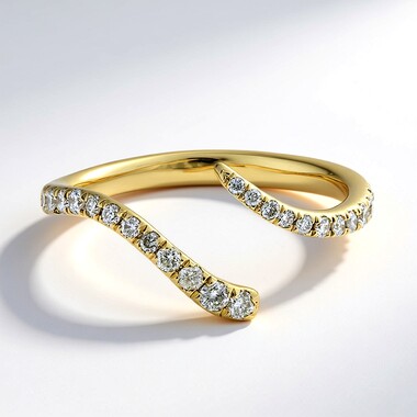 14K SI1 (H) Diamond Gold Ring (CIRARI)