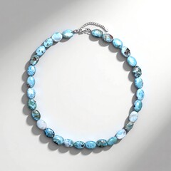 Collana in argento con Larimar