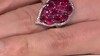 Zilveren ring met Madagaskar Robijnen
