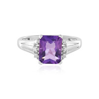 Anello in argento con Ametista Uruguay