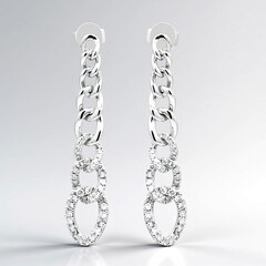 Orecchini in oro con Diamante SI1 (H)