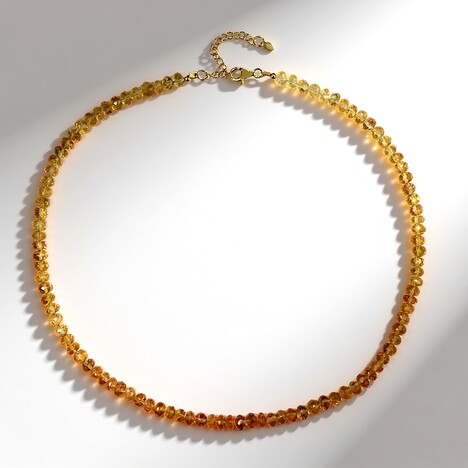 Collana in argento con Topazio Imperiale