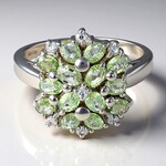 Anello in argento con Tormalina Paraíba