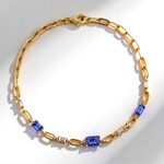 Bracciale in oro con Tanzanite AAA (CIRARI)