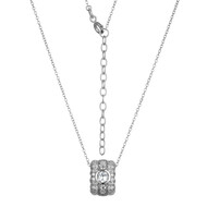 Collar en plata con Topacio blanco (Adela Silber)