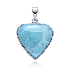 Larimar-Silberanhänger