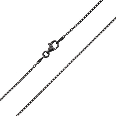 925er Silber-Ankerkette - 3,35 g - 80 cm - rutheniert