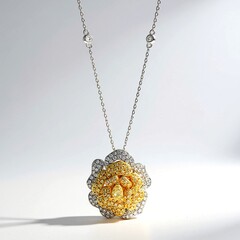 Collana in oro con Diamante Giallo SI2 (CIRARI)