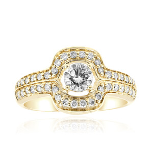 9K SI1 (G) Diamond Gold Ring (Annette)