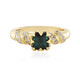 Anillo en plata con Turmalina verde Benedito (Adela Silber)