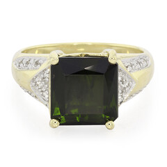 Anello da uomo in oro con Tormalina Santa Rosa