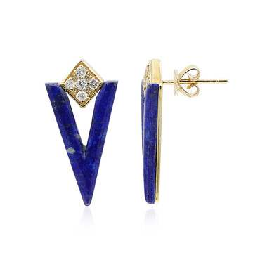Lapislazuli-Goldohrringe (CIRARI)