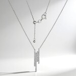 Collana in argento con Zircone (Adela Silber)