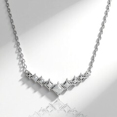 Collana in argento con Topazio Bianco
