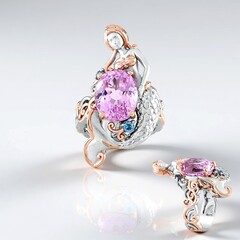 Anillo en plata con Cuncita de Brasil