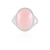 Pinkfarbener Opal-Silberring