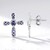 Orecchini in argento con Iolite