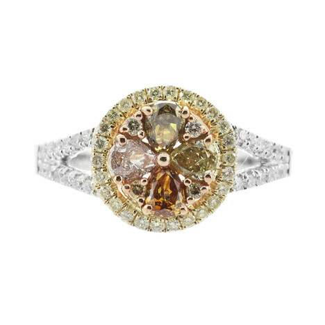 Anillo en oro con Diamante fancy SI2 (CIRARI)