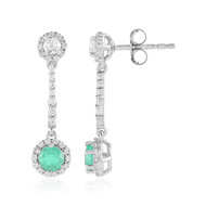 Orecchini in argento con Smeraldo Russo