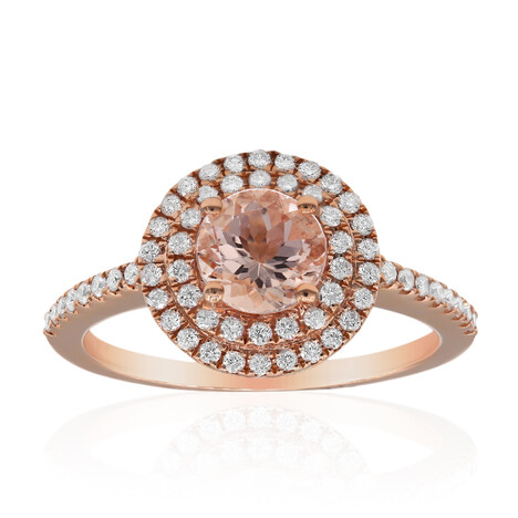 Anello in oro con Morganite AAA (CIRARI)