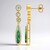 Orecchini in argento con Indicolite (Adela Silber)