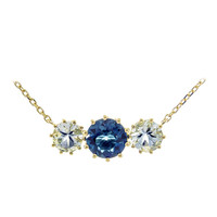 10K London Blue Topaz Gold Necklace