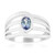 Unheated Lilac Tanzanite Silver Ring