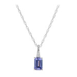 Collana in oro con Tanzanite AAA