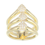 Bague en argent et Zircon (Adela Silber)