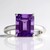 Anello in argento con Ametista