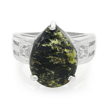 Anello in argento con Apache Gold Stone