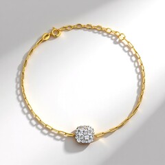 Bracciale in argento con Zircone (Adela Silber)