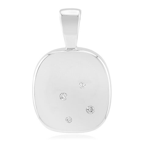 Ciondolo in argento con Diamante I1 (G) (Annette)