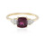 Magenta-Granat-Goldring