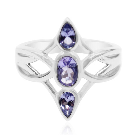 Bague en argent et Tanzanite